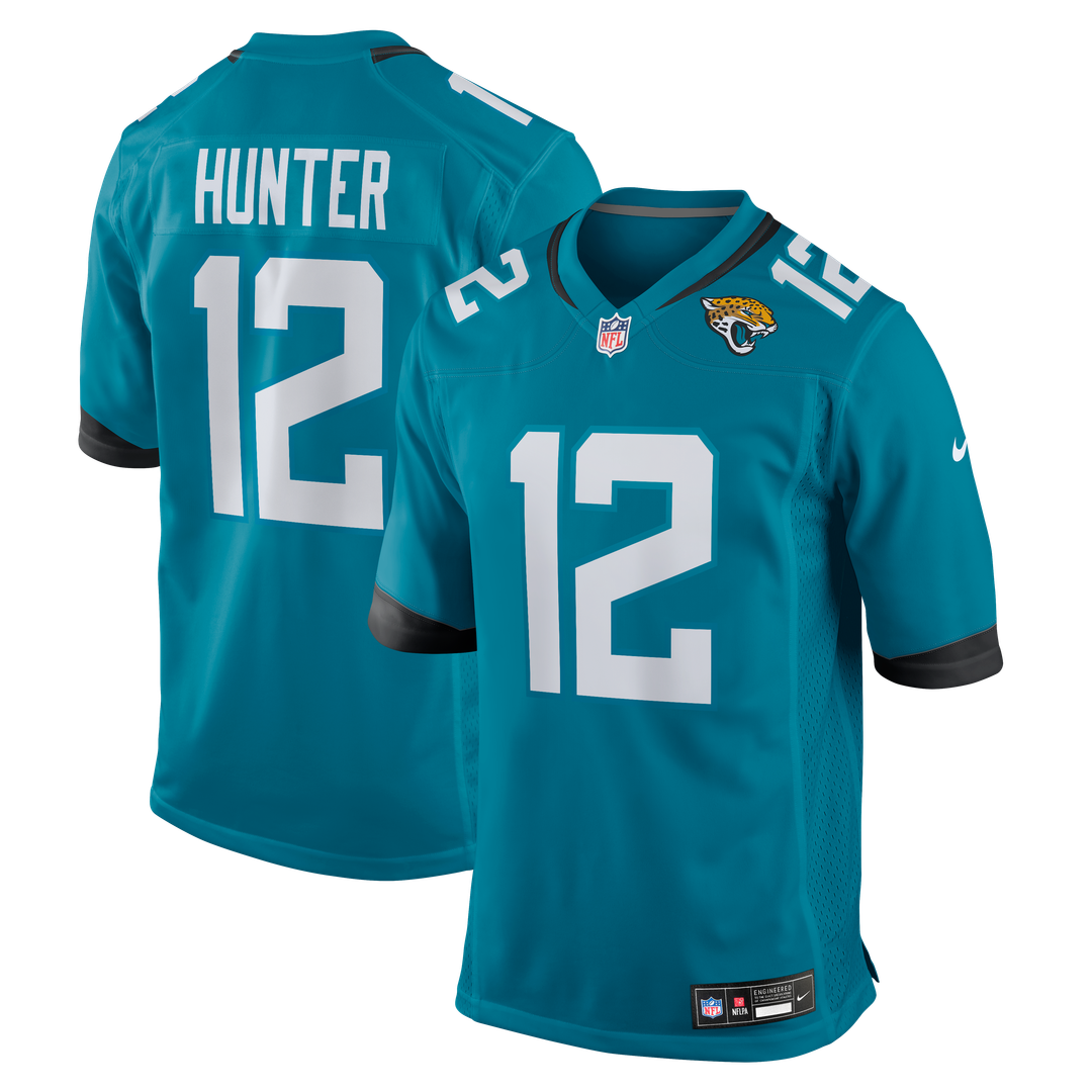 Men's Jacksonville Jaguars Travis Hunter Nike Black Alternate Game Jersey