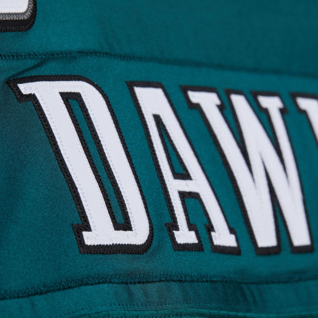 Men's Philadelphia Eagles Brian Dawkins Mitchell & Ness Green 2007 Authentic Throwback Retired Player Jersey