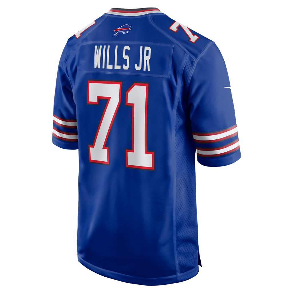 Men's Buffalo Bills Jedrick Wills Jr. Nike Royal Team Game Jersey