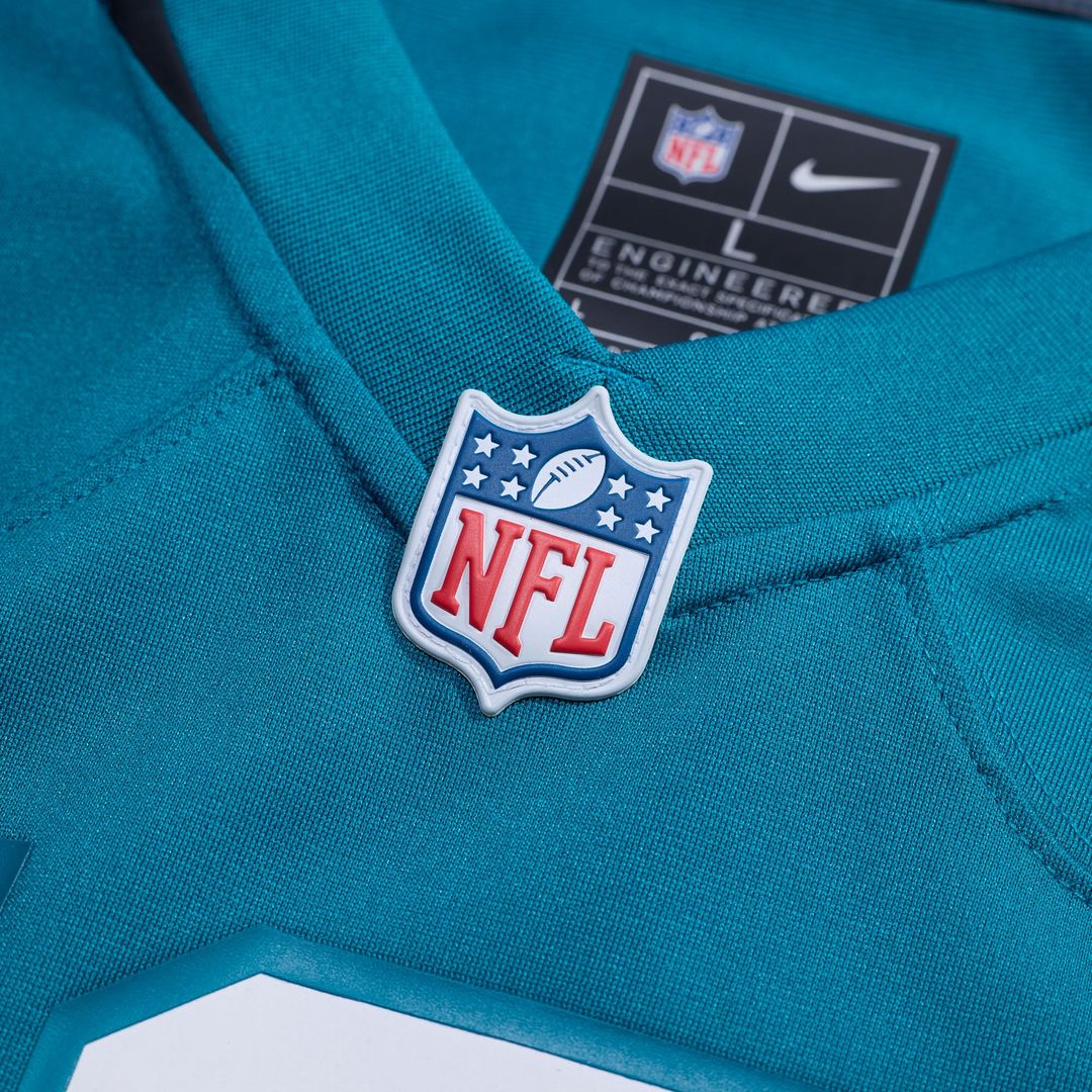 Men's Jacksonville Jaguars Anton Harrison Nike Teal  Game Jersey