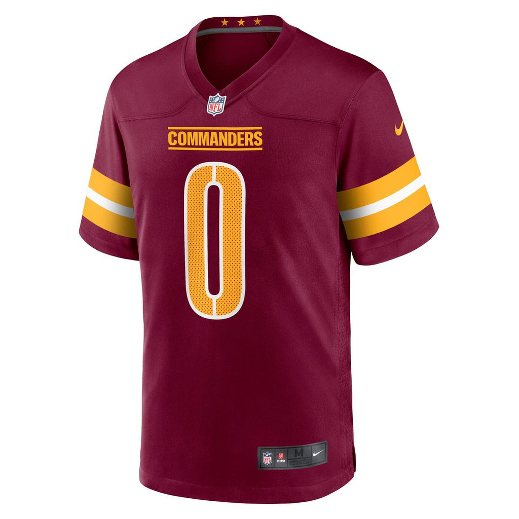Men's Washington Commanders Mike Sainristil Nike  Burgundy  Game Jersey