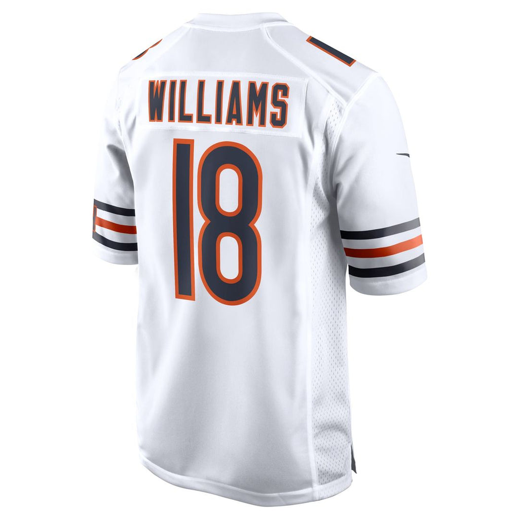 Men's Chicago Bears Caleb Williams Nike White First Round Pick Player Game Jersey