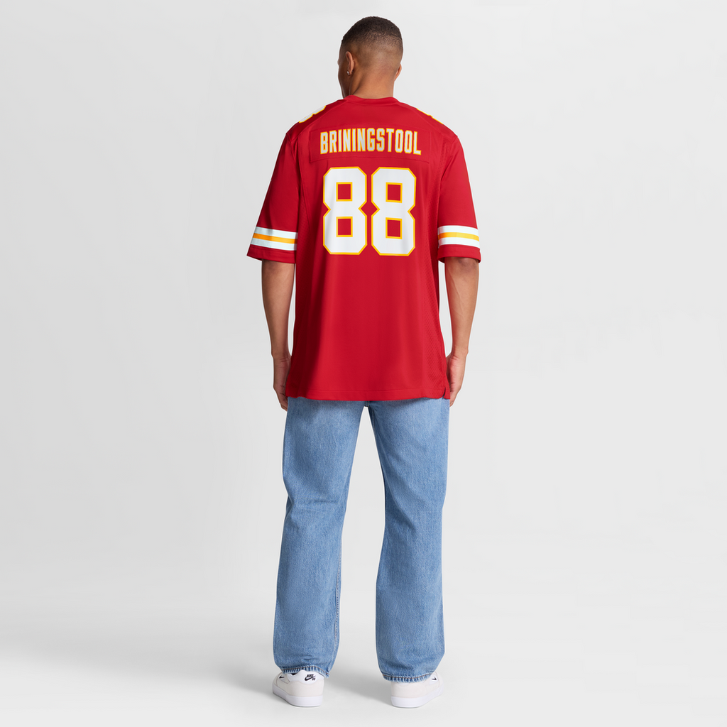 Men's Kansas City Chiefs Jake Briningstool Nike  Red Team Game Jersey
