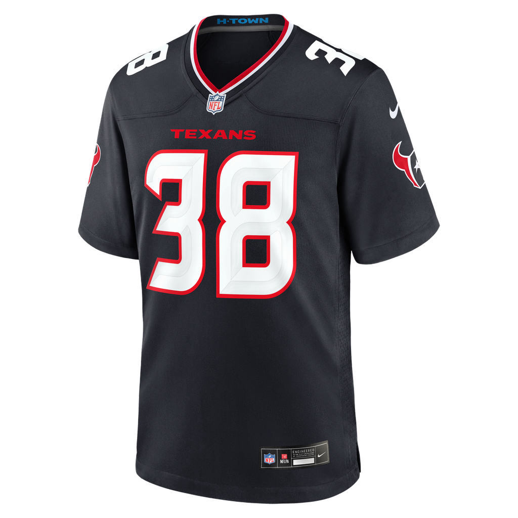 Men's Houston Texans Kai Kroeger Nike  Navy Team Game Jersey