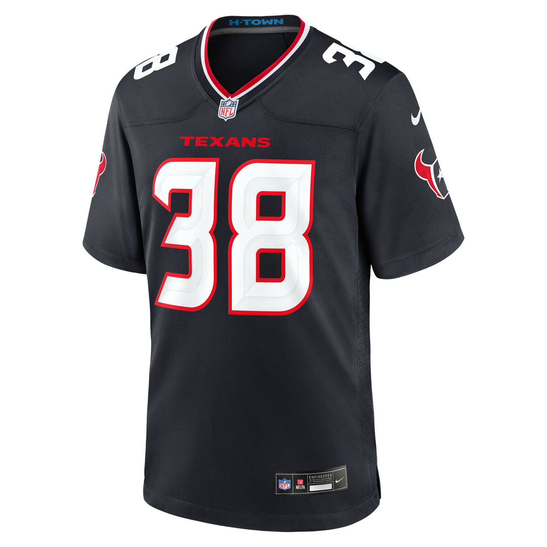 Men's Houston Texans Kai Kroeger Nike  Navy Team Game Jersey