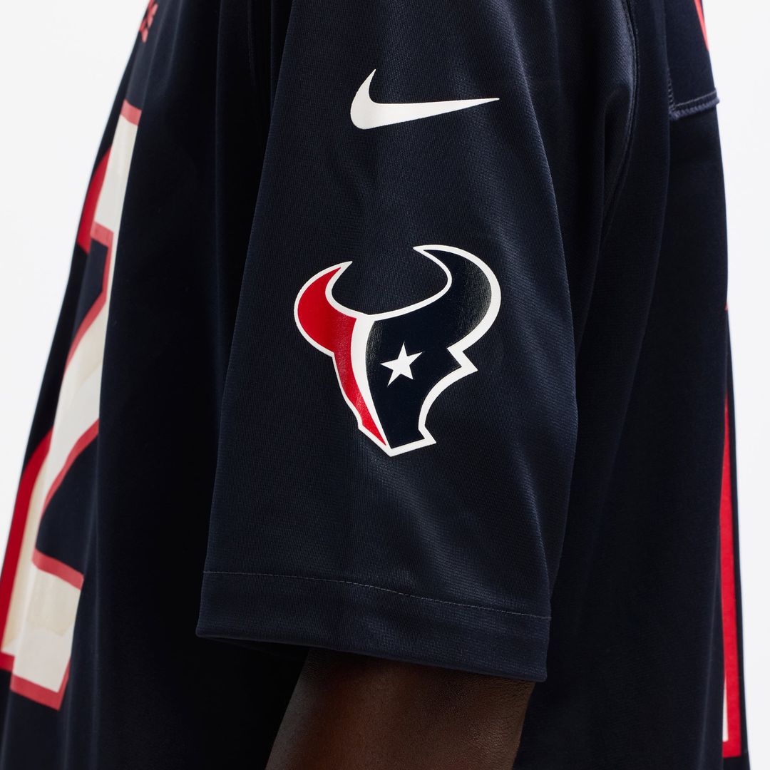 Men's Houston Texans Nico Collins Nike Navy Game Jersey