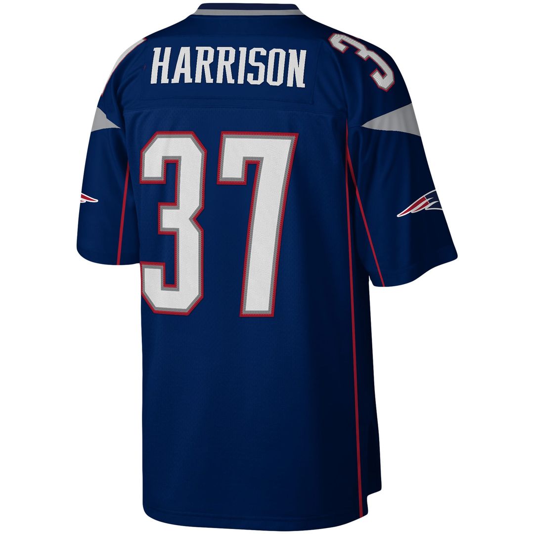 Men's New England Patriots Rodney Harrison Mitchell & Ness Navy Legacy Replica Jersey
