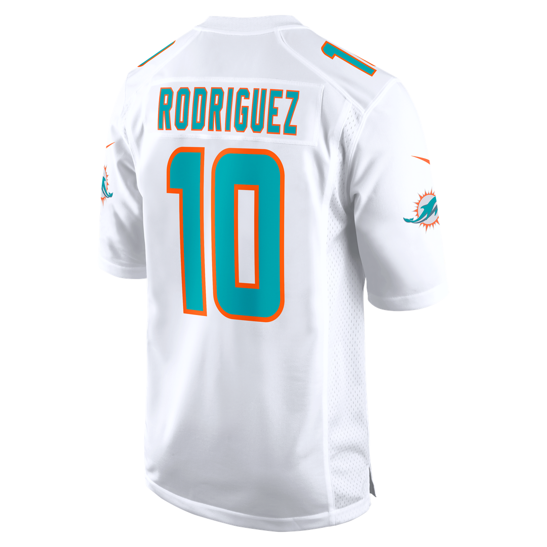 Men's Miami Dolphins Jacob Rodriguez Nike Aqua Alternate Game Jersey