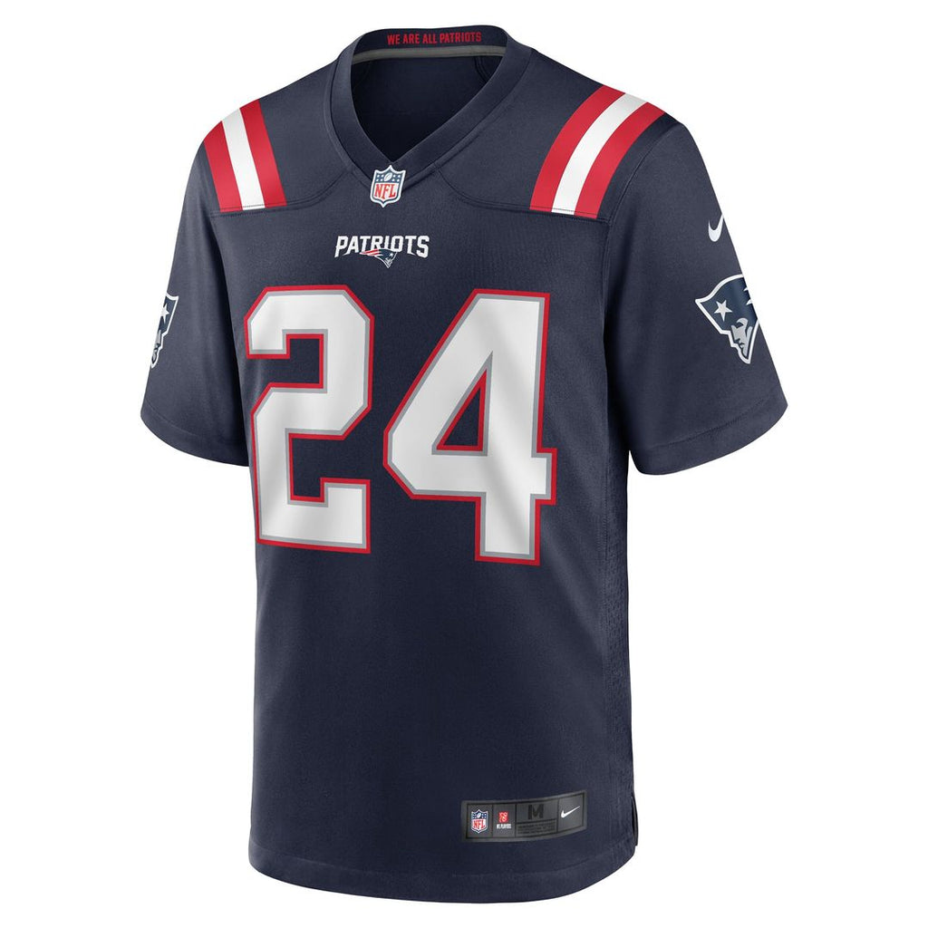 Men's New England Patriots Dell Pettus Nike  Navy  Game Jersey
