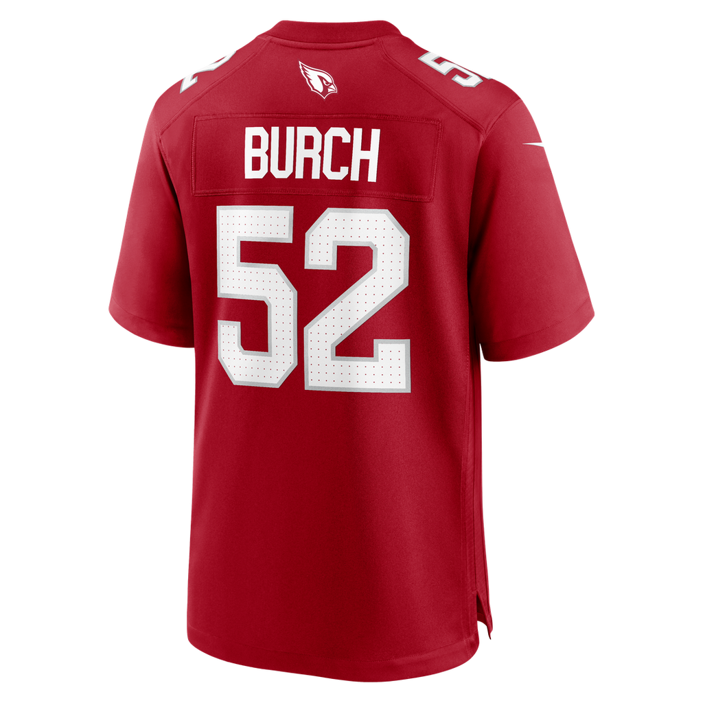 Men's Arizona Cardinals Jordan Burch Nike  Cardinal Team Game Jersey