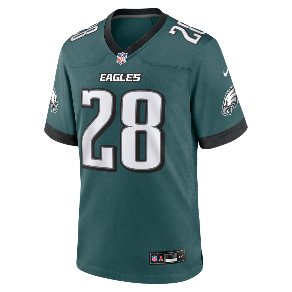 Men's Philadelphia Eagles Will Shipley Nike  Midnight Green Team Game Jersey