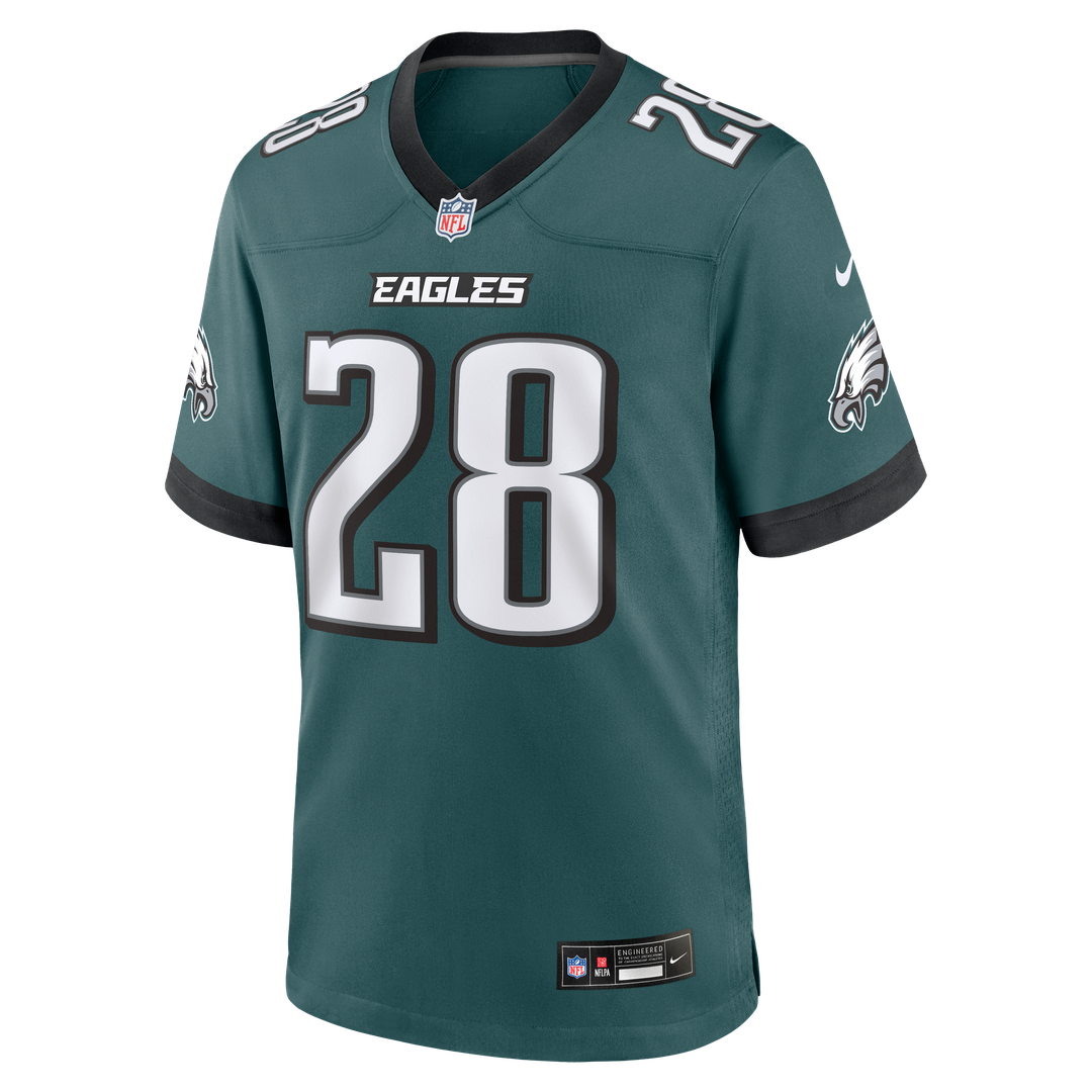 Men's Philadelphia Eagles Will Shipley Nike  Midnight Green Team Game Jersey
