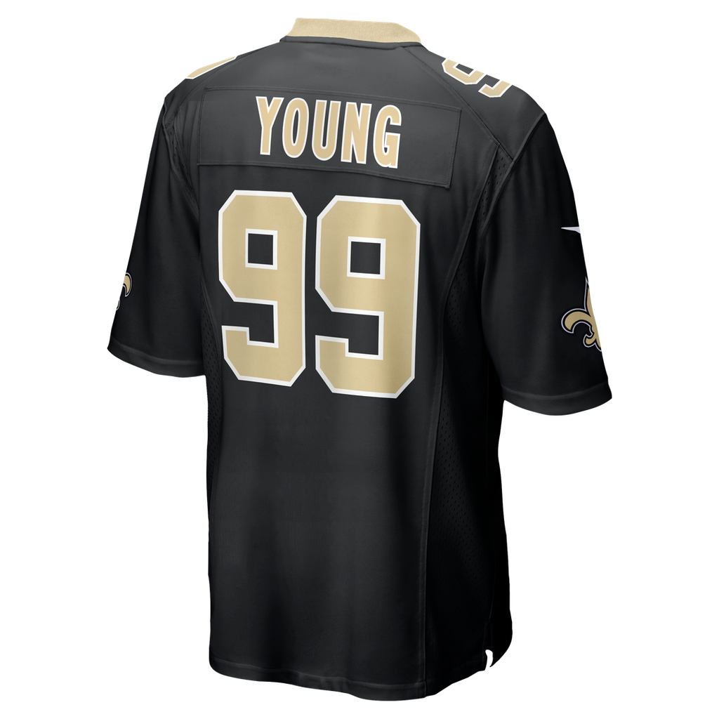 Men's New Orleans Saints Chase Young Nike  Black  Game Jersey