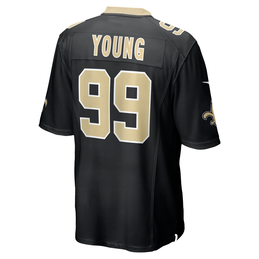Men's New Orleans Saints Chase Young Nike  Black  Game Jersey
