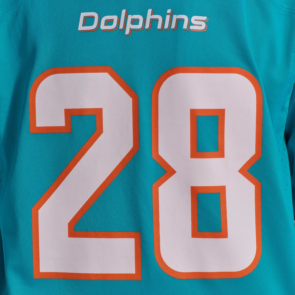 Men's Miami Dolphins De’Von Achane Nike Aqua Player Game Jersey