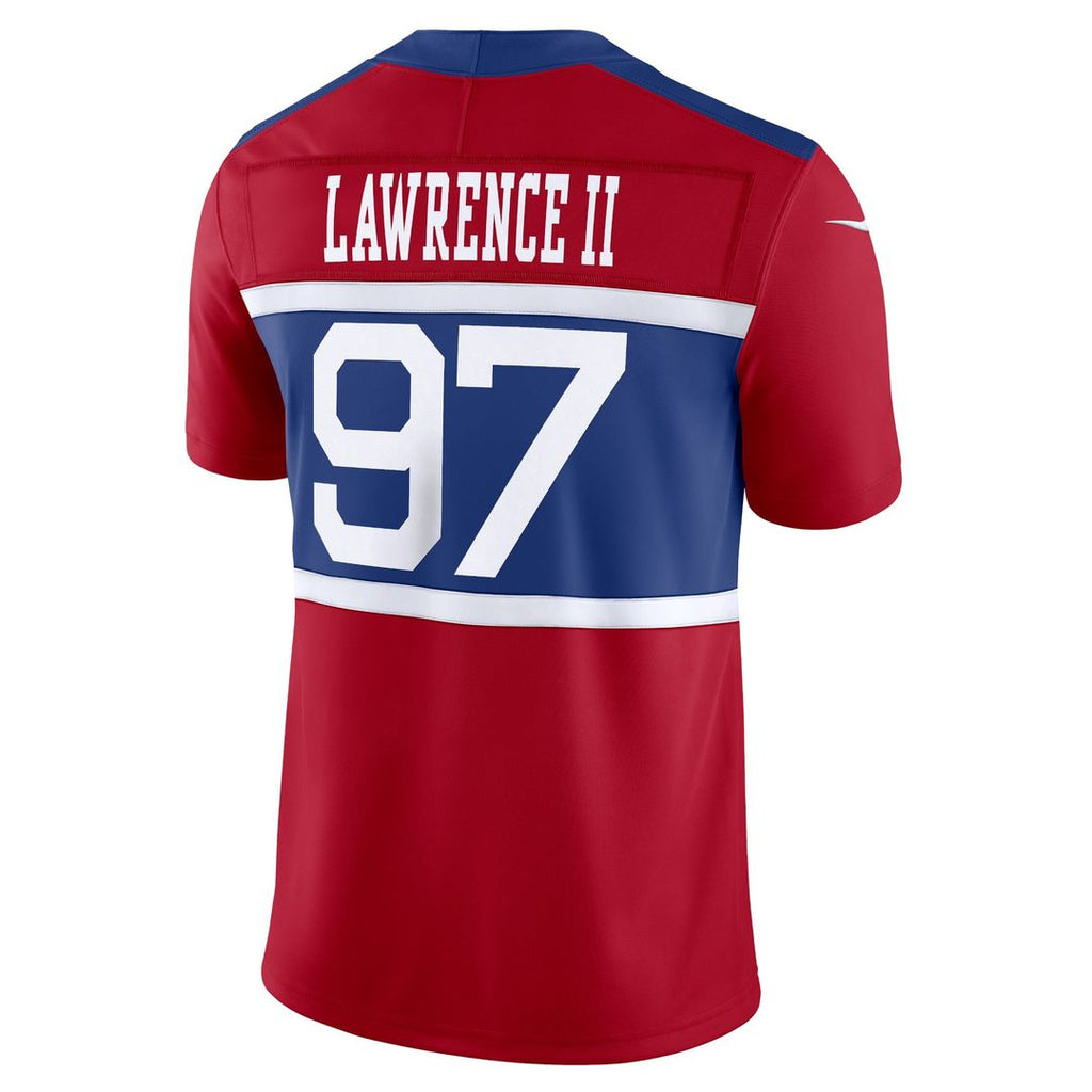 Men's New York Giants Dexter Lawrence II Nike Century Red Alternate Vapor F.U.S.E. Limited Jersey