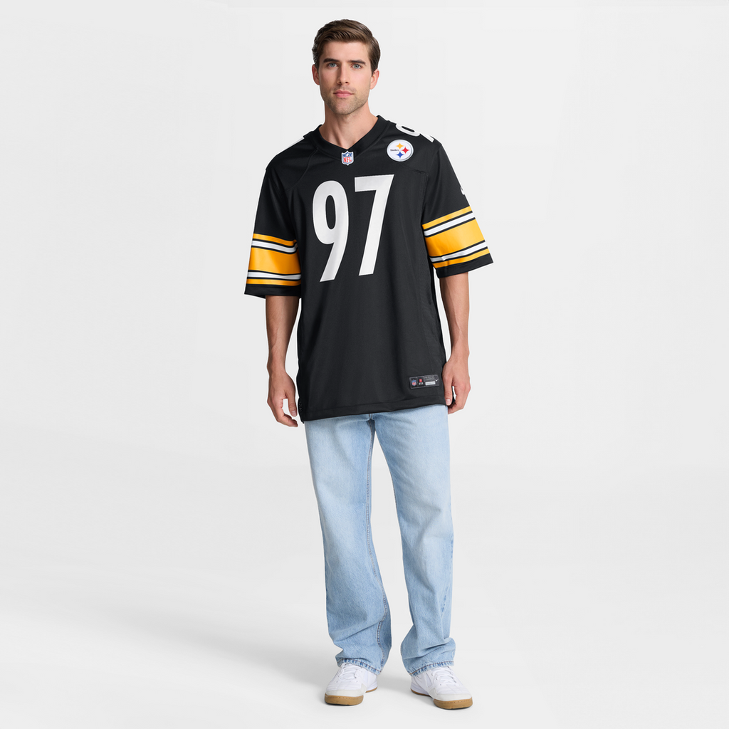 Men's Pittsburgh Steelers Cameron Heyward Nike Black Game Jersey
