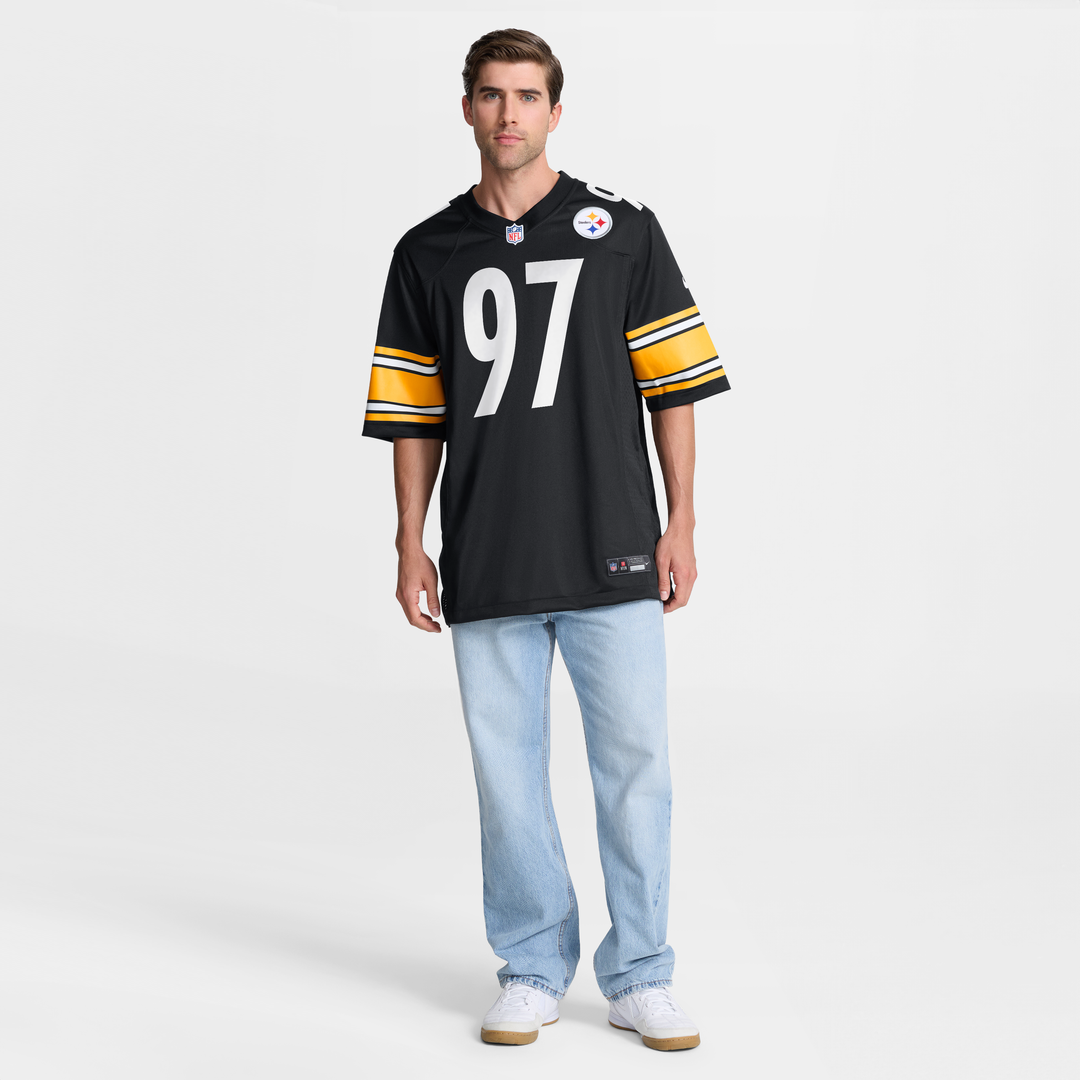 Men's Pittsburgh Steelers Cameron Heyward Nike Black Game Jersey