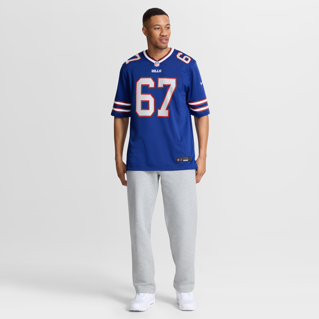 Men's Buffalo Bills Kent Hull Nike Royal Game Retired Player Jersey