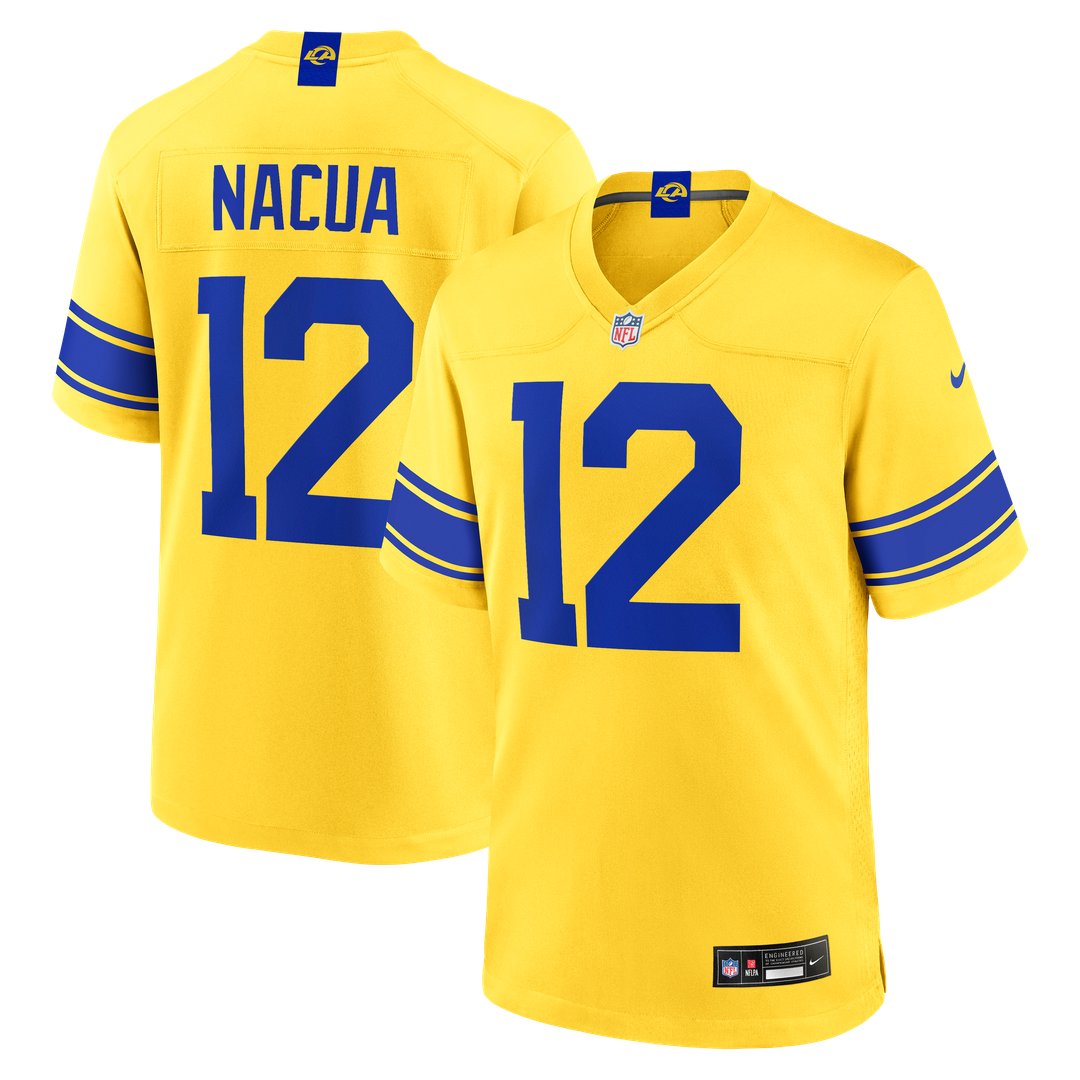 Men's Los Angeles Rams Puka Nacua Nike Classic Sol Game Jersey