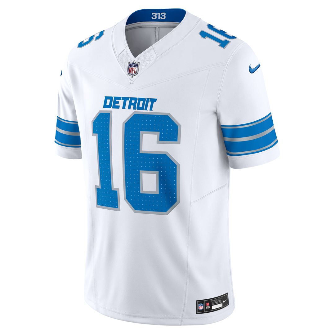 Men's Detroit Lions Jared Goff Nike White Vapor F.U.S.E. Limited Jersey
