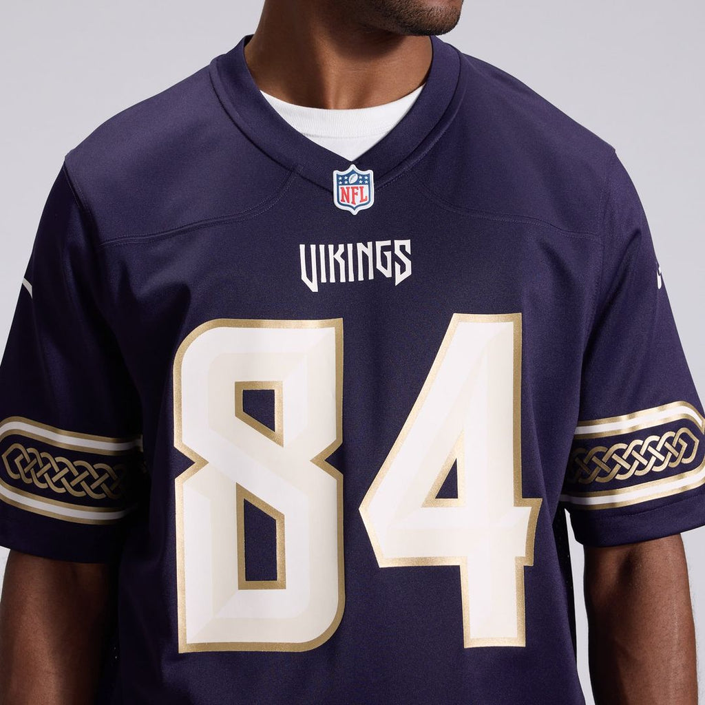 Men's Minnesota Vikings Randy Moss Nike Purple 2026 Rivalries Collection Game Jersey