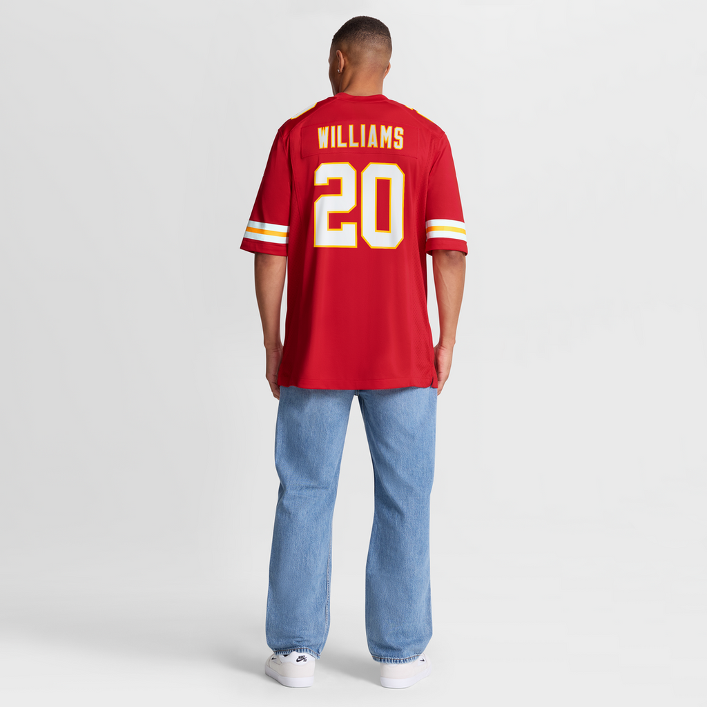 Men's Kansas City Chiefs Nohl Williams Nike  Red Team Game Jersey