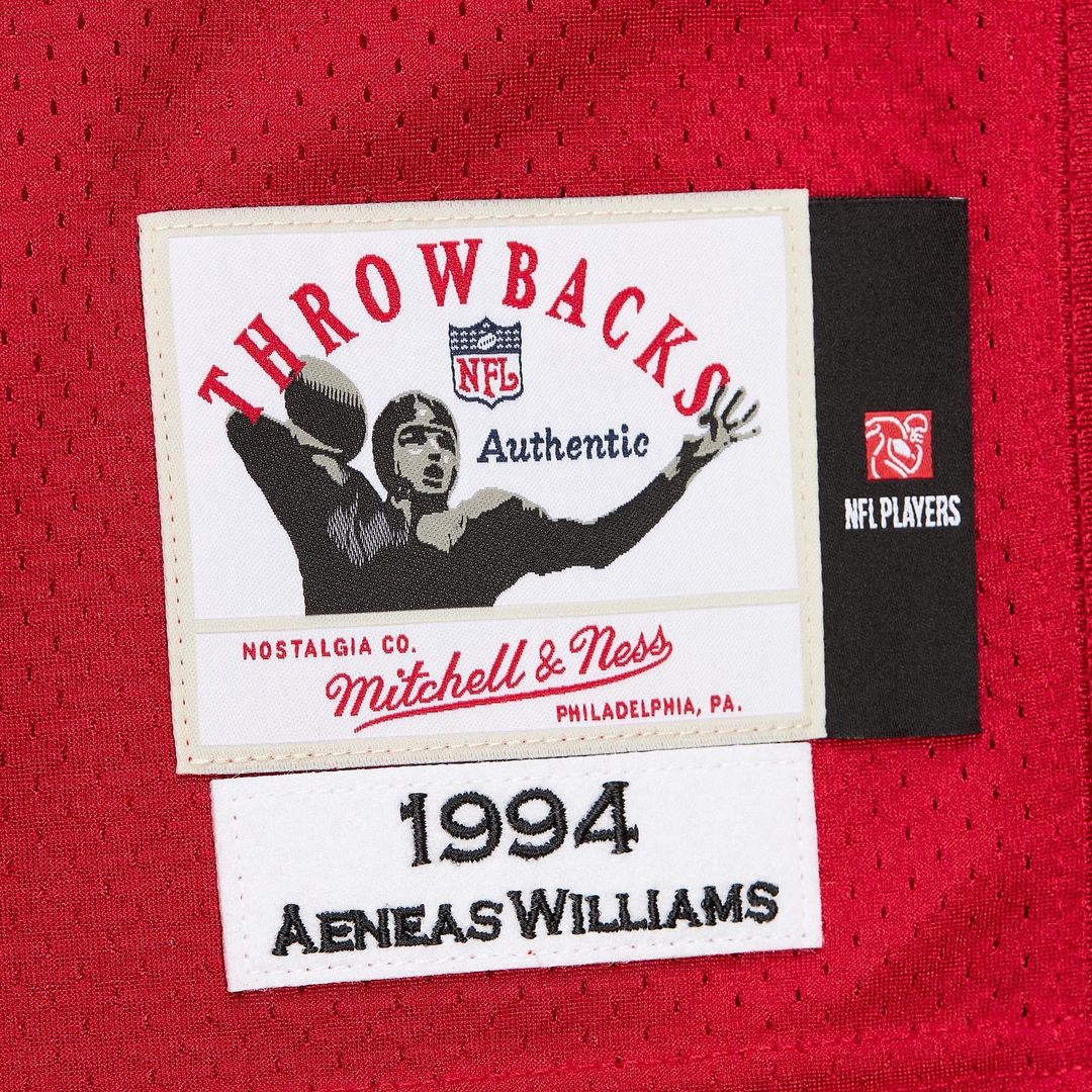 Men's Arizona Cardinals 1994 Aeneas Williams Mitchell & Ness Cardinal Authentic Throwback Retired Player Jersey