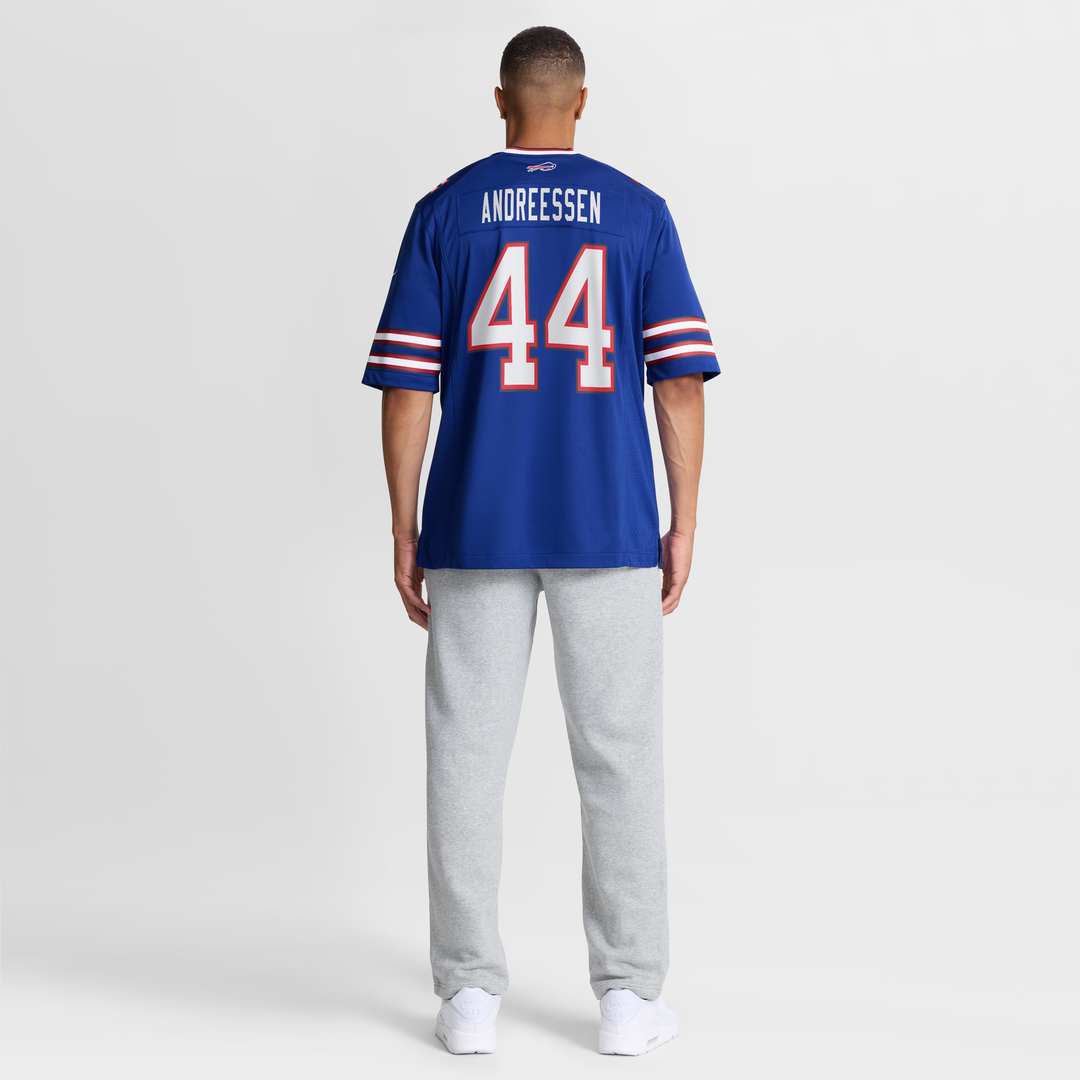 Men's Buffalo Bills Joe Andreessen Nike  Royal Game Jersey