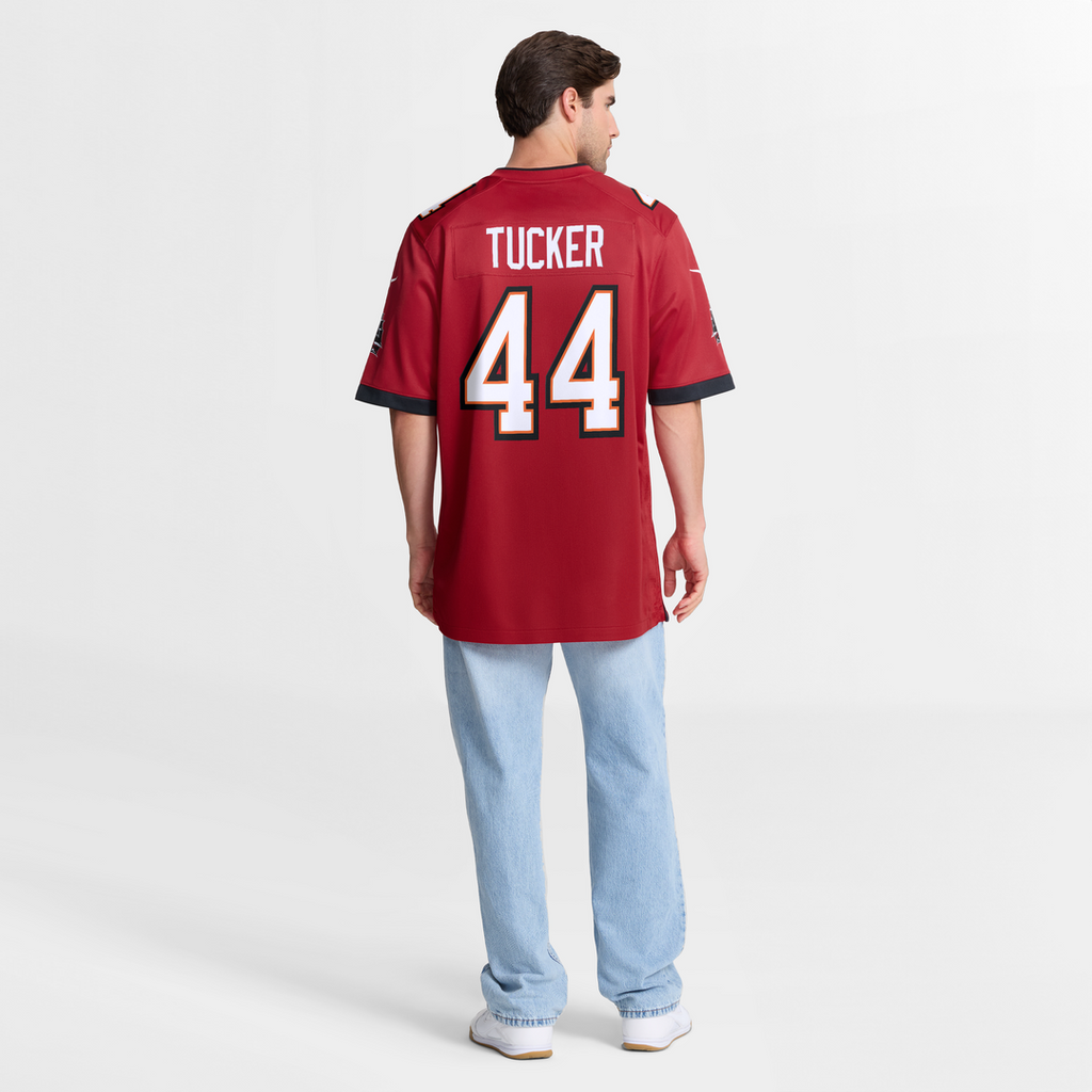 Men's Tampa Bay Buccaneers Sean Tucker Nike  Red  Game Jersey