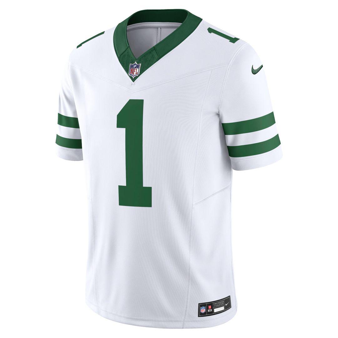 Men's New York Jets Ahmad Sauce Gardner Nike Legacy Black Alternate Vapor F.U.S.E. Limited Jersey