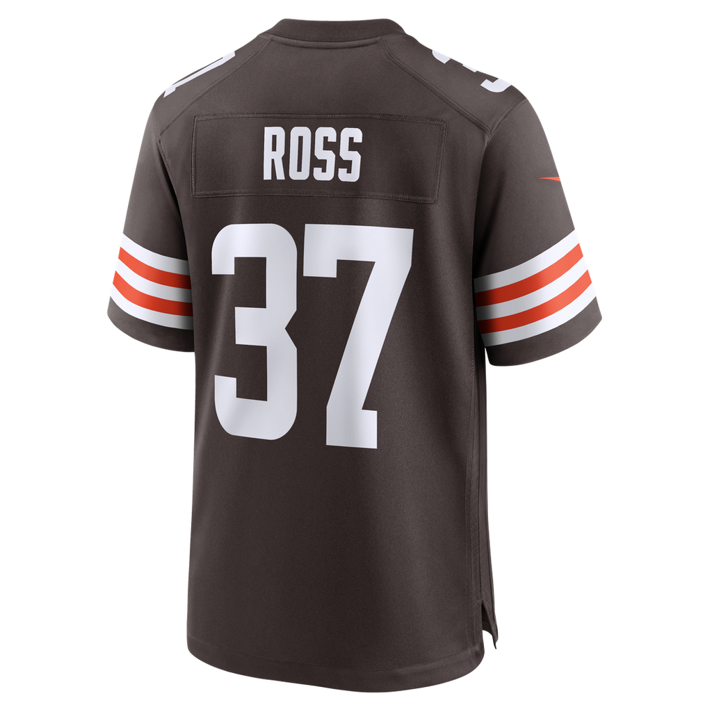 Men's Cleveland Browns D'Angelo Ross Nike Brown Team Game Jersey