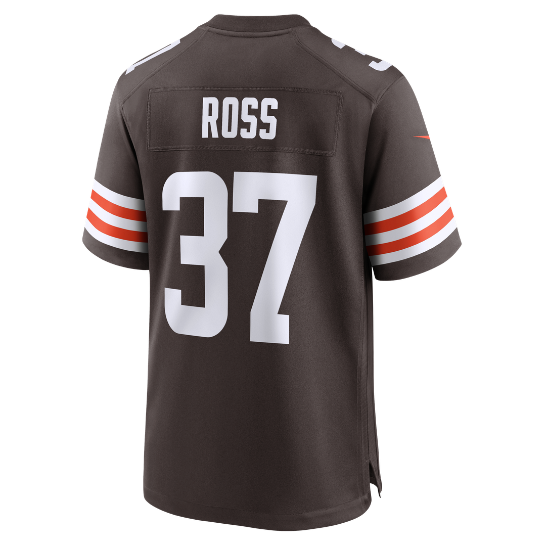 Men's Cleveland Browns D'Angelo Ross Nike Brown Team Game Jersey