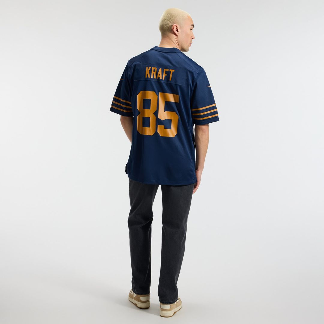 Men's Green Bay Packers Tucker Kraft Nike  Navy Alternate  Game Jersey