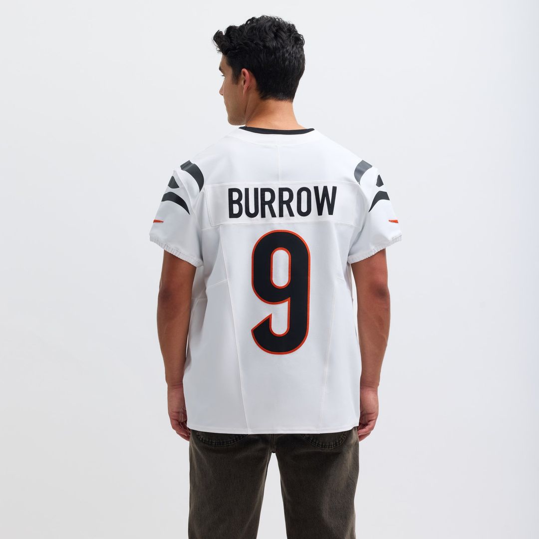 Men's Cincinnati Bengals Joe Burrow Nike White  Vapor F.U.S.E. Elite Jersey