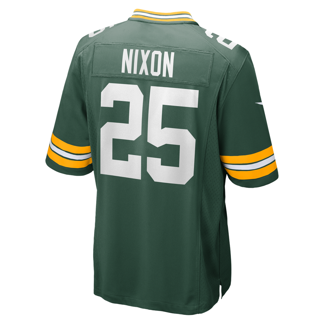 Men's Green Bay Packers Keisean Nixon Nike Green Game Player Jersey
