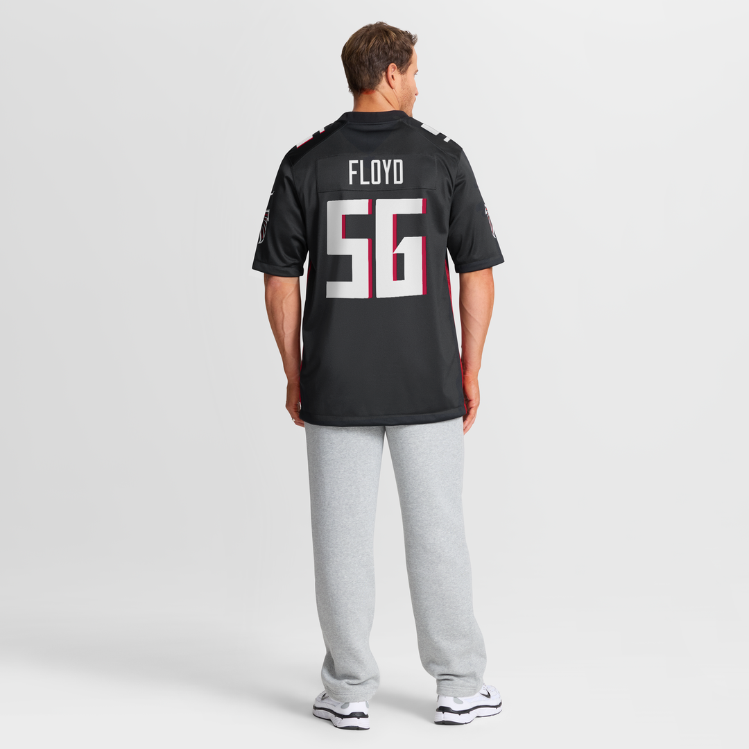 Men's Atlanta Falcons Leonard Floyd Nike  Black Team Game Jersey