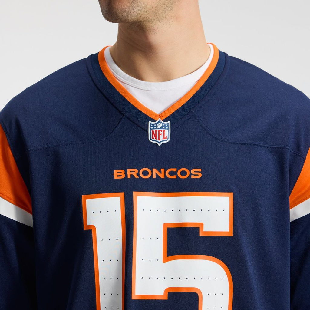 Men's Denver Broncos Nik Bonitto Nike  Navy Alternate Game Jersey
