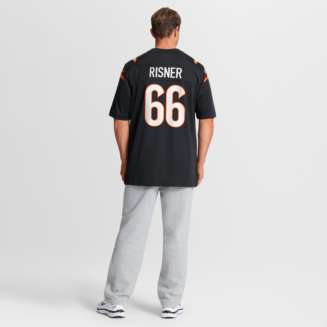Men's Cincinnati Bengals Dalton Risner Nike  Black Team Game Jersey