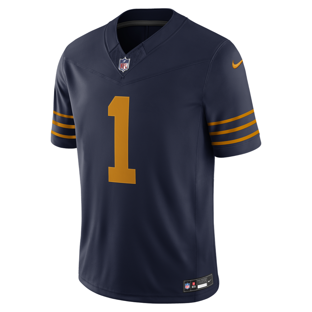Men's Green Bay Packers Micah Parsons Nike Navy Alternate Vapor F.U.S.E. Stitched Limited Jersey