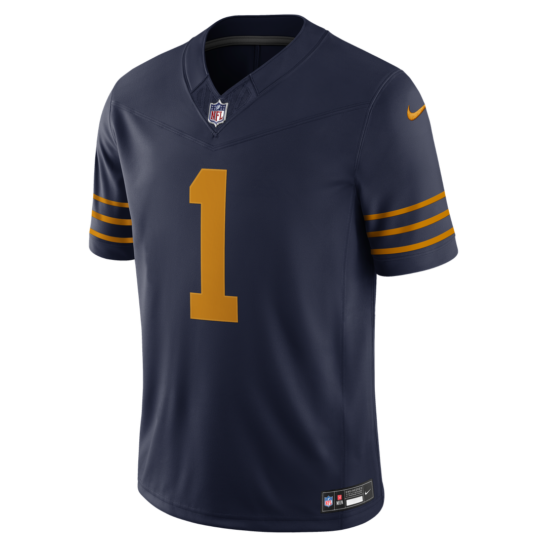 Men's Green Bay Packers Micah Parsons Nike Navy Alternate Vapor F.U.S.E. Stitched Limited Jersey