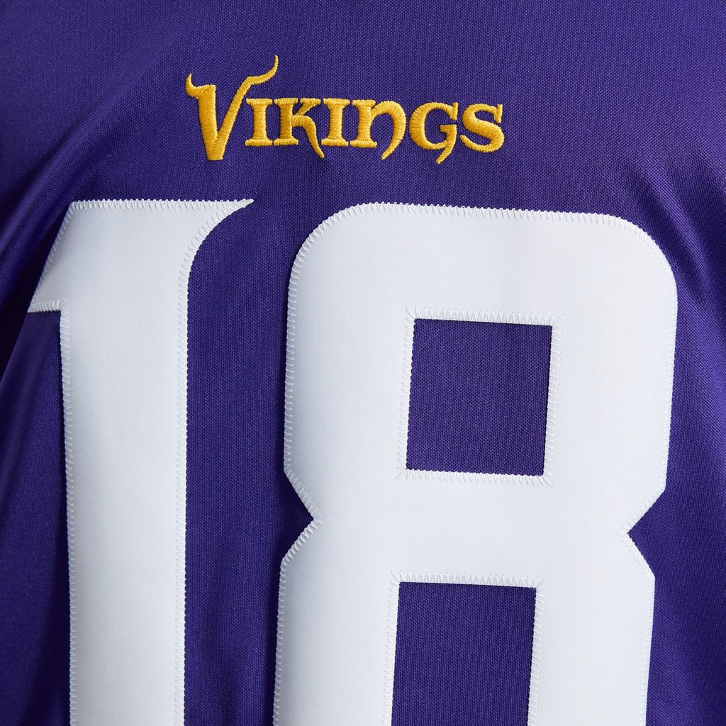 Men's Minnesota Vikings Justin Jefferson Nike White Alternate Vapor F.U.S.E. Stitched Limited Jersey
