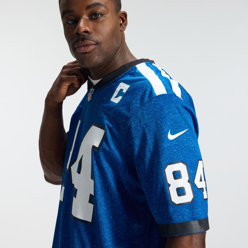Men's Indianapolis Colts Tyler Warren Nike  Heather Royal Alternate 2 Indiana Nights Game Jersey