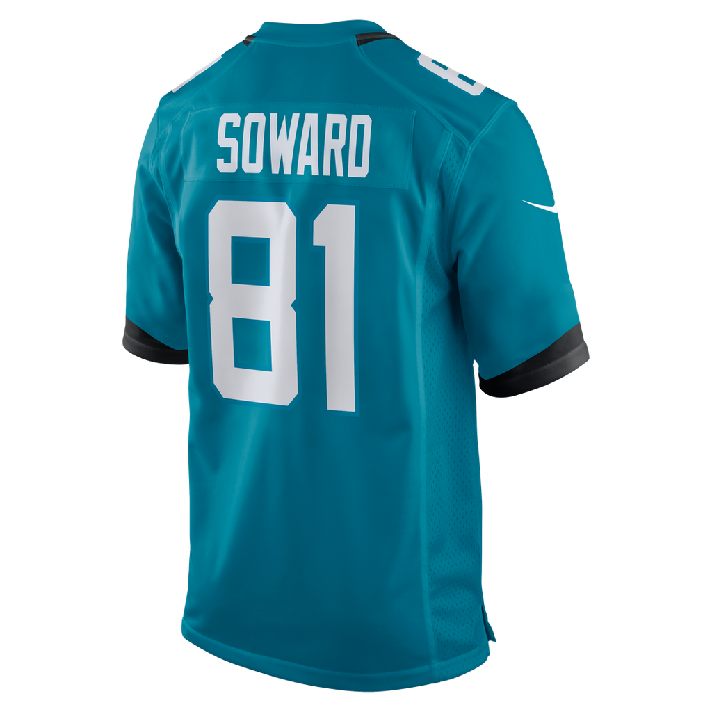 Men's Jacksonville Jaguars R. Jay Soward Nike  Teal Retired Player Team Game Jersey