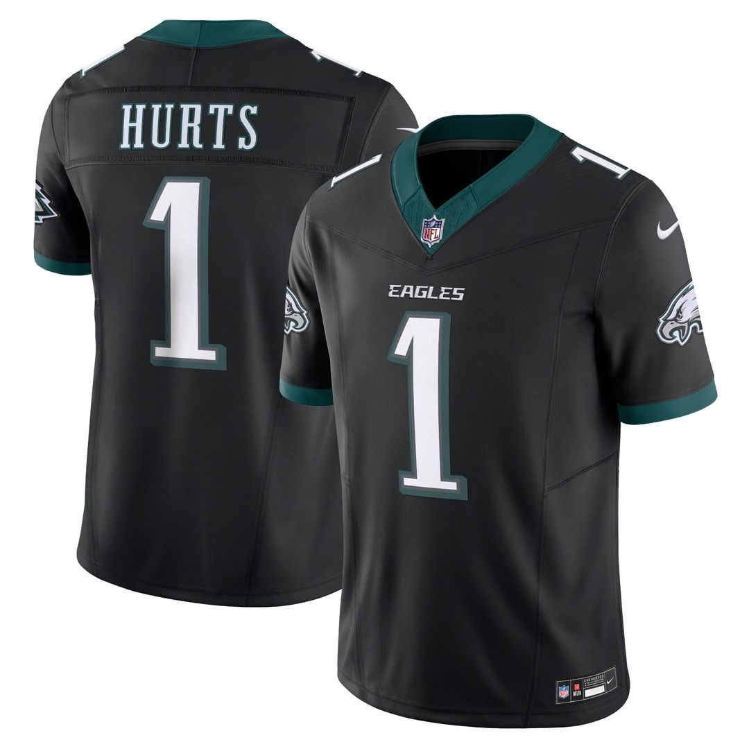 Men's Philadelphia Eagles Jalen Hurts Nike Kelly Green Vapor F.U.S.E. Limited Jersey