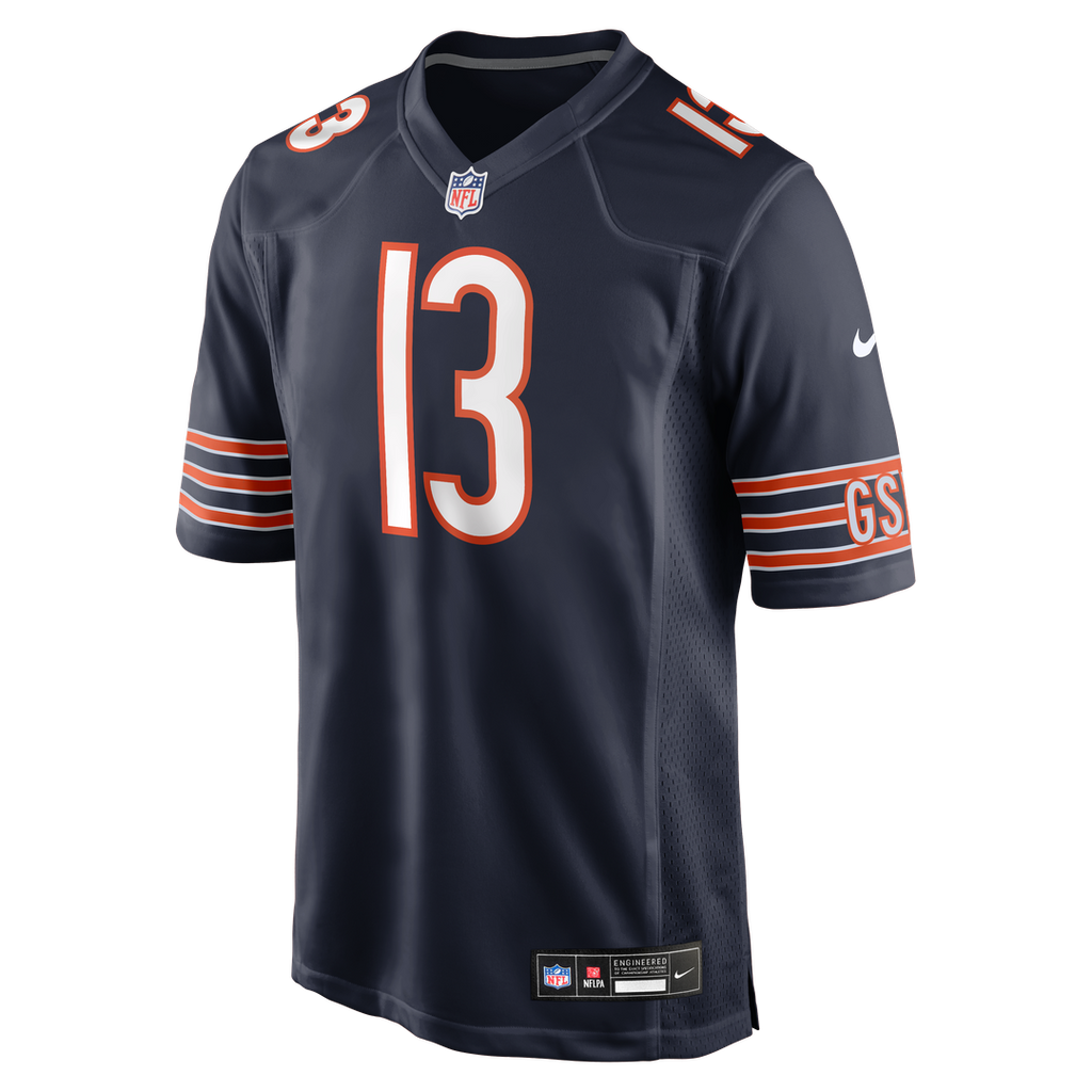 Men's Chicago Bears Keenan Allen Nike  Navy Team Game Jersey