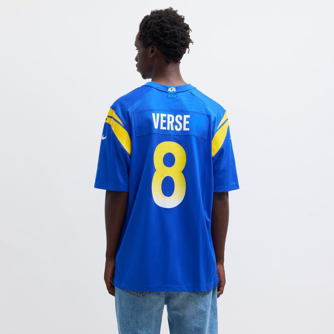 Men's Los Angeles Rams Jared Verse Nike Royal  Player Game Jersey