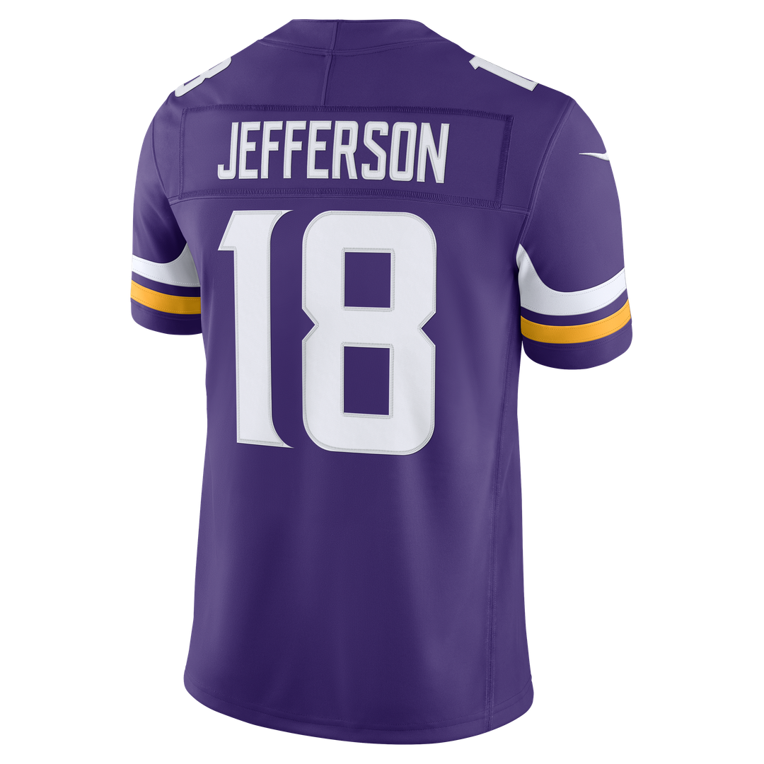 Men's Minnesota Vikings Justin Jefferson Nike White Alternate Vapor F.U.S.E. Stitched Limited Jersey