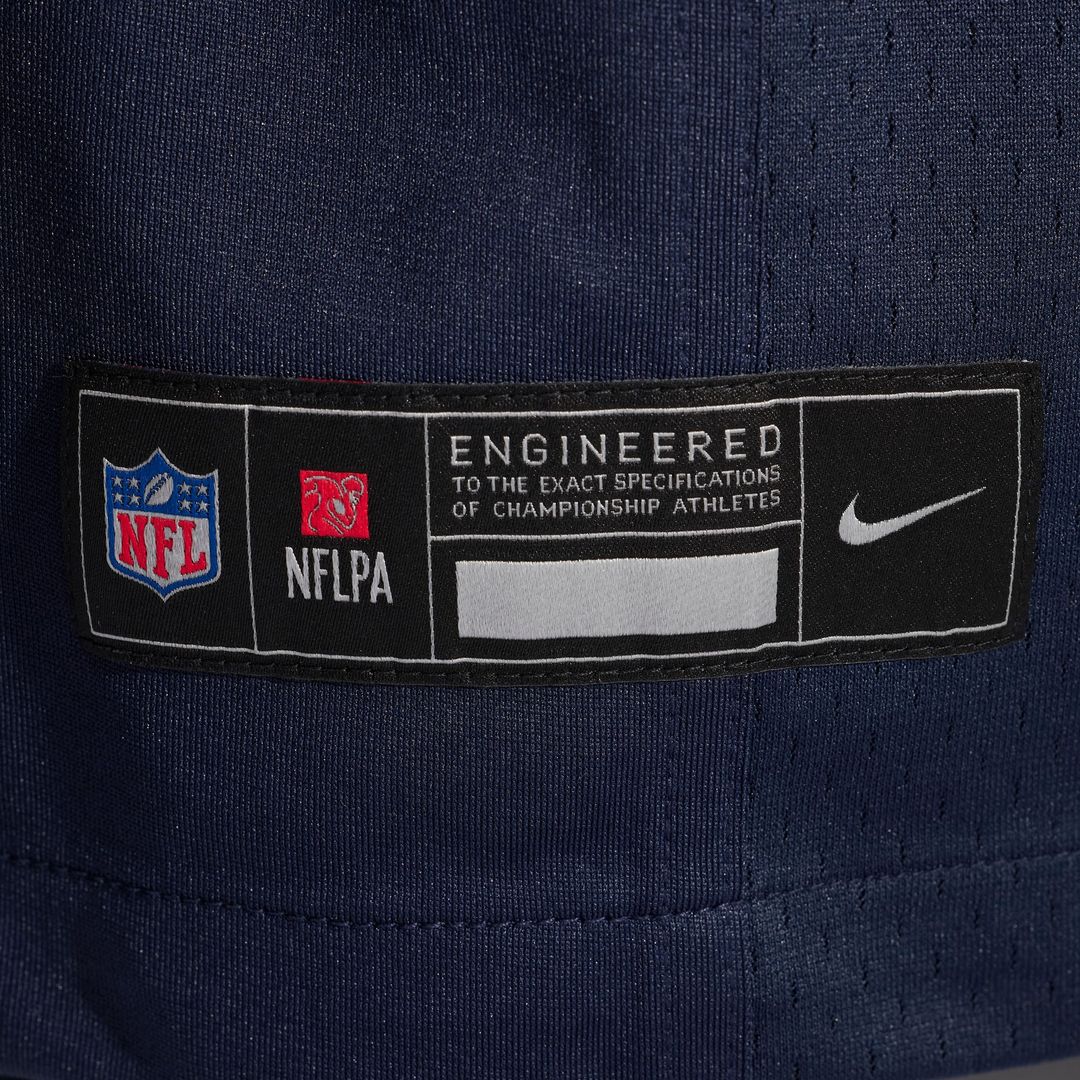 Men's Chicago Bears Jonah Jackson Nike  Navy Team Game Jersey