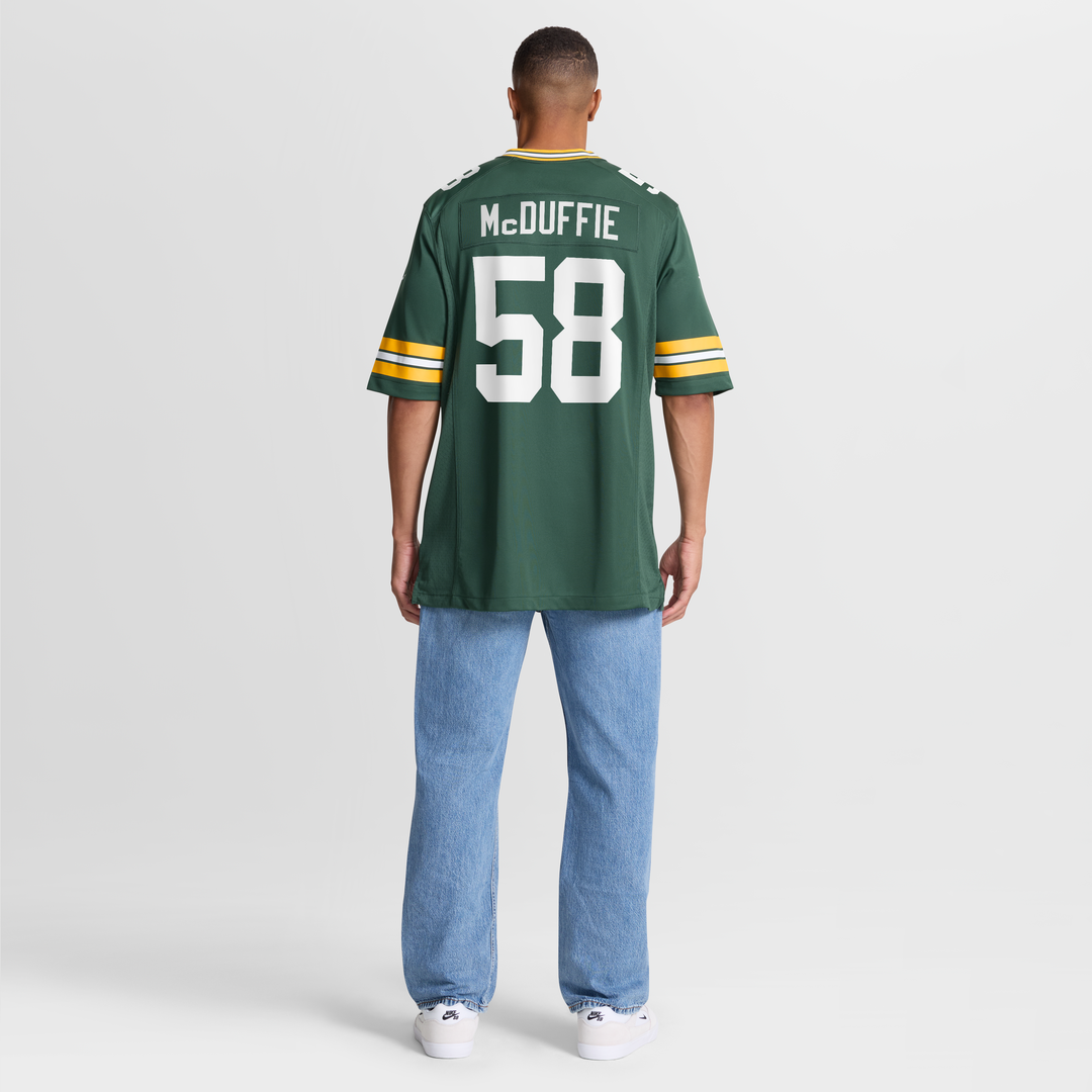 Men's Green Bay Packers Isaiah McDuffie Nike Green Game Jersey